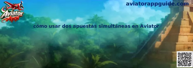 Referencia visual para aprender a configurar dos apuestas simultáneas en Aviator App