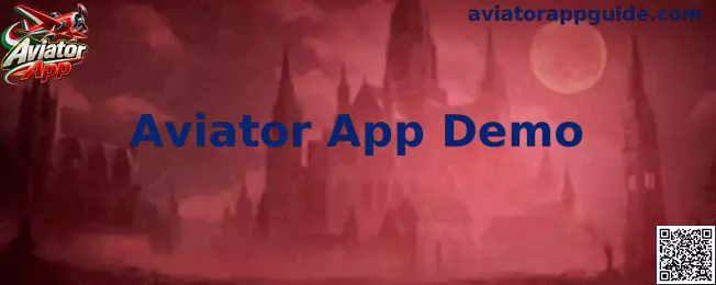 Vista de referencia de Aviator App Demo para conocer la interfaz