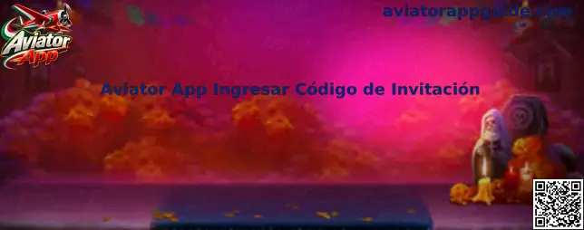 Guía visual para ingresar un código de invitación relacionado con Aviator App